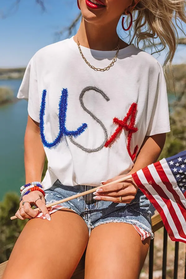 Across The USA Shift Tee