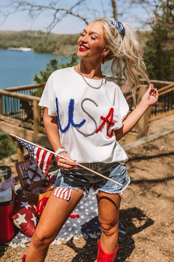 Across The USA Shift Tee