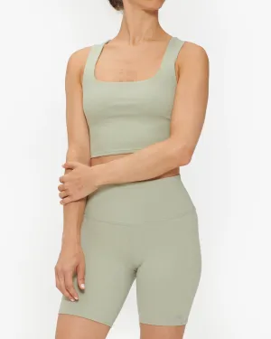 Alo Yoga Alosoft Ribbed Chic Bra Tank