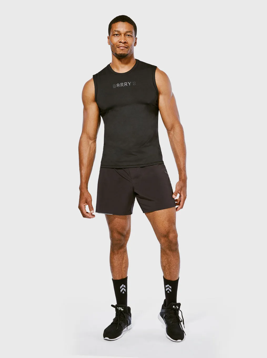 BARRY'S BLACK PERFORMANCE MUSCLE TANK