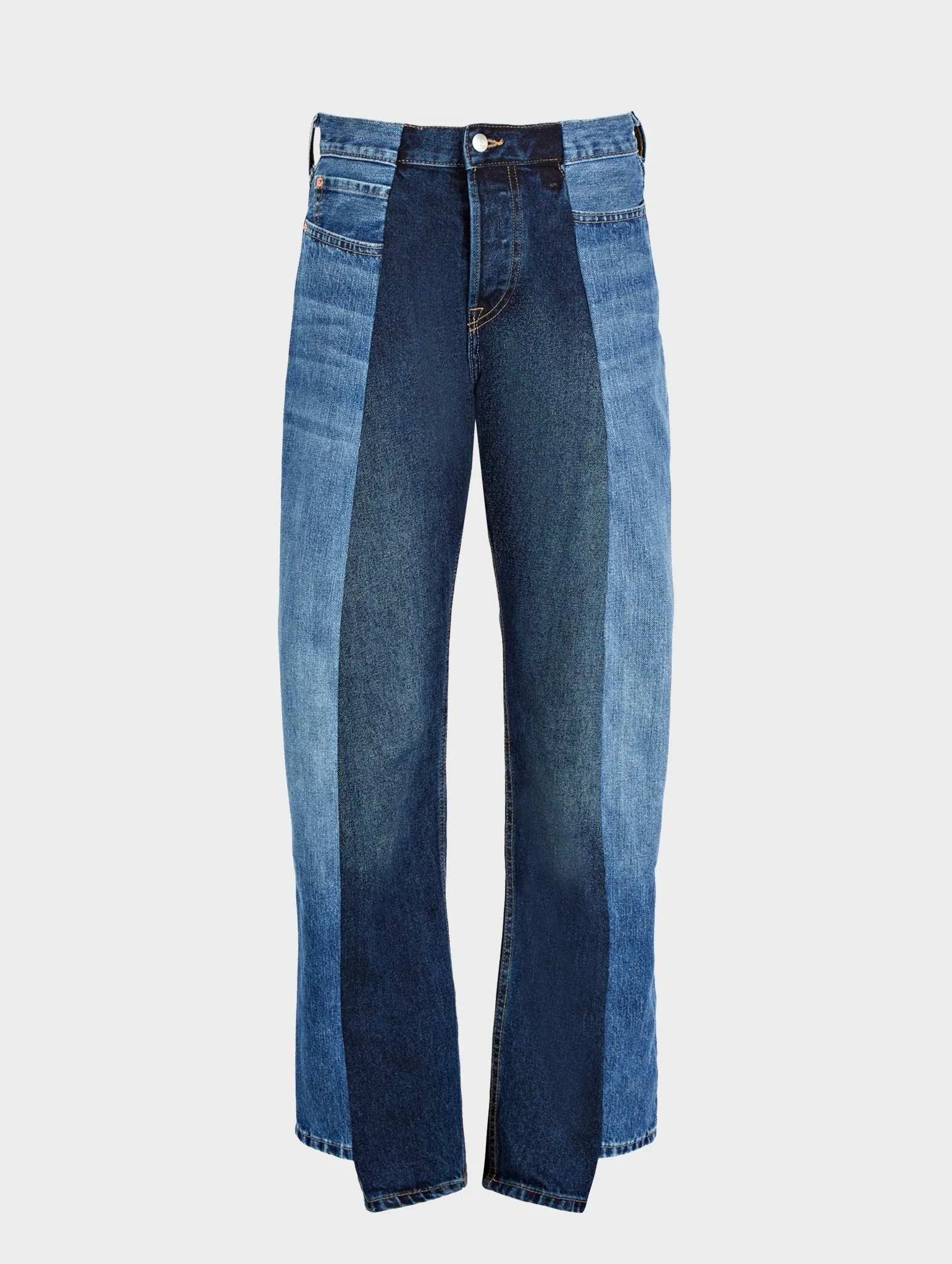 Boyfriend Jean Mid/Dark Blue