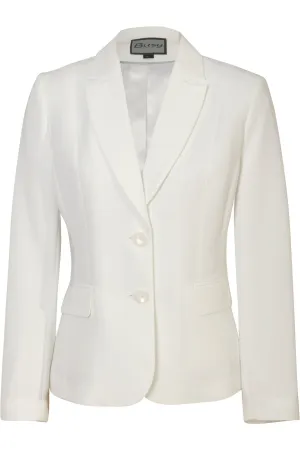 Busy Clothing Womens Light Cream / Off White Suit Jacket