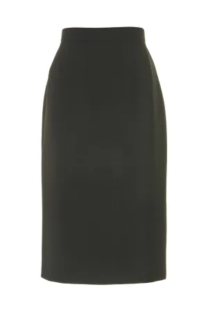 Busy Clothing Womens Sparkle Black Pencil Skirt