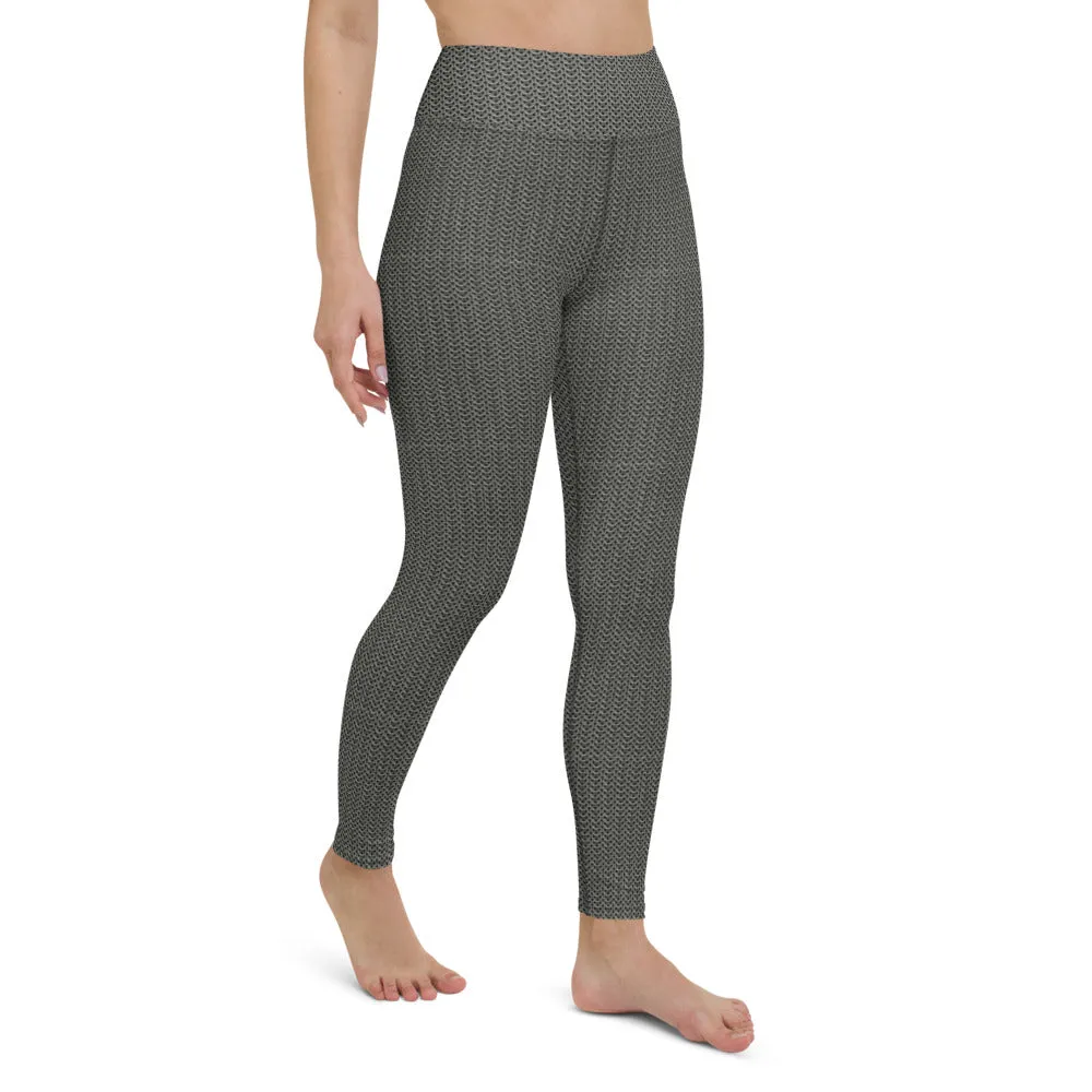 Chainmail Pattern Yoga Leggings