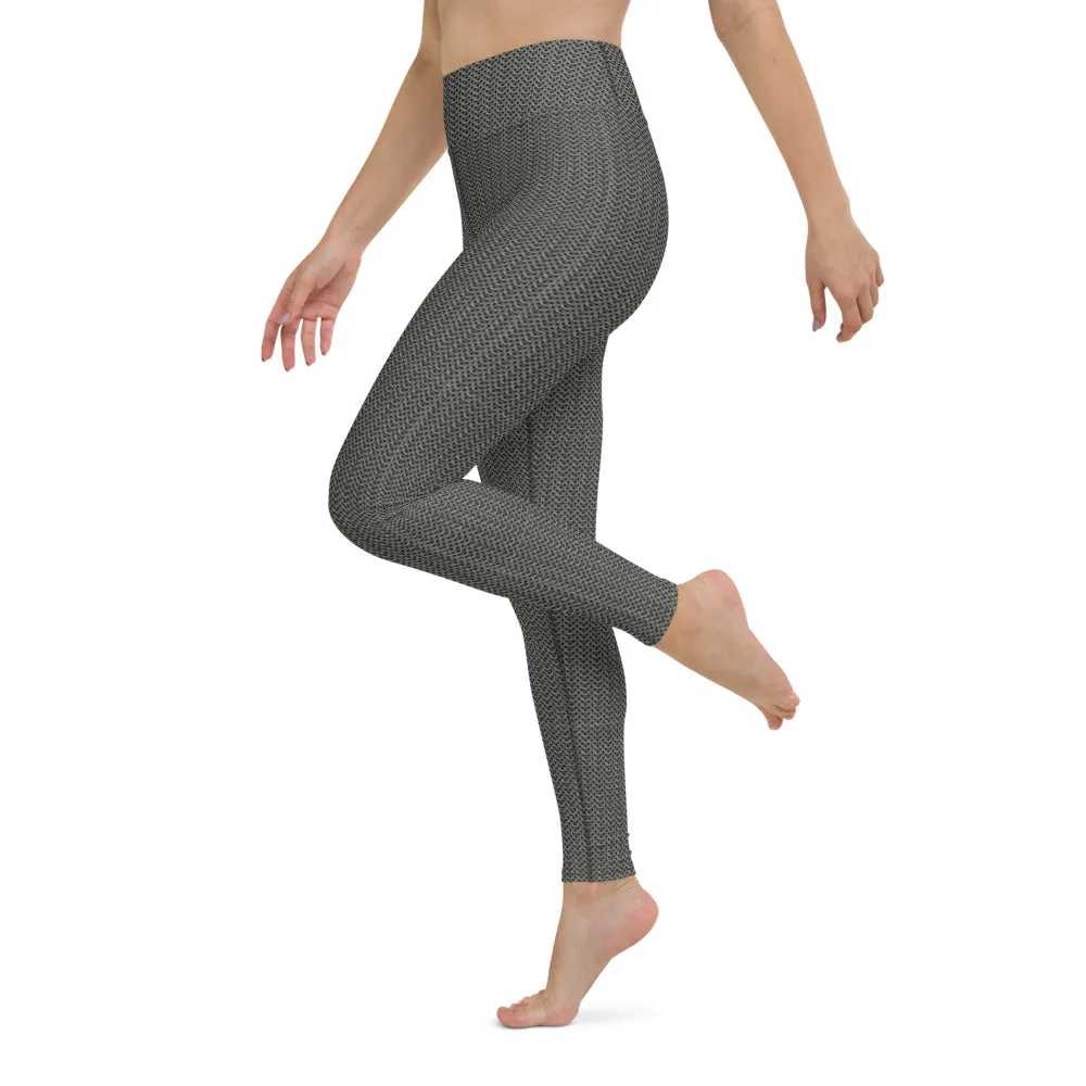 Chainmail Pattern Yoga Leggings