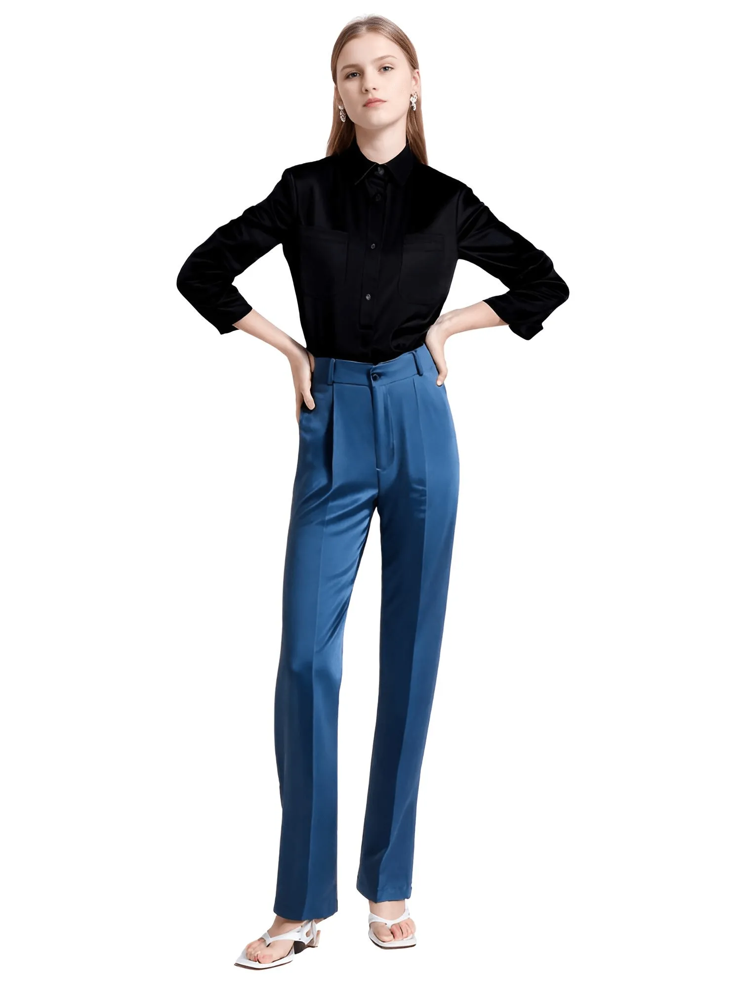 Chic Fashion Office Wear Dressy Pants For Women