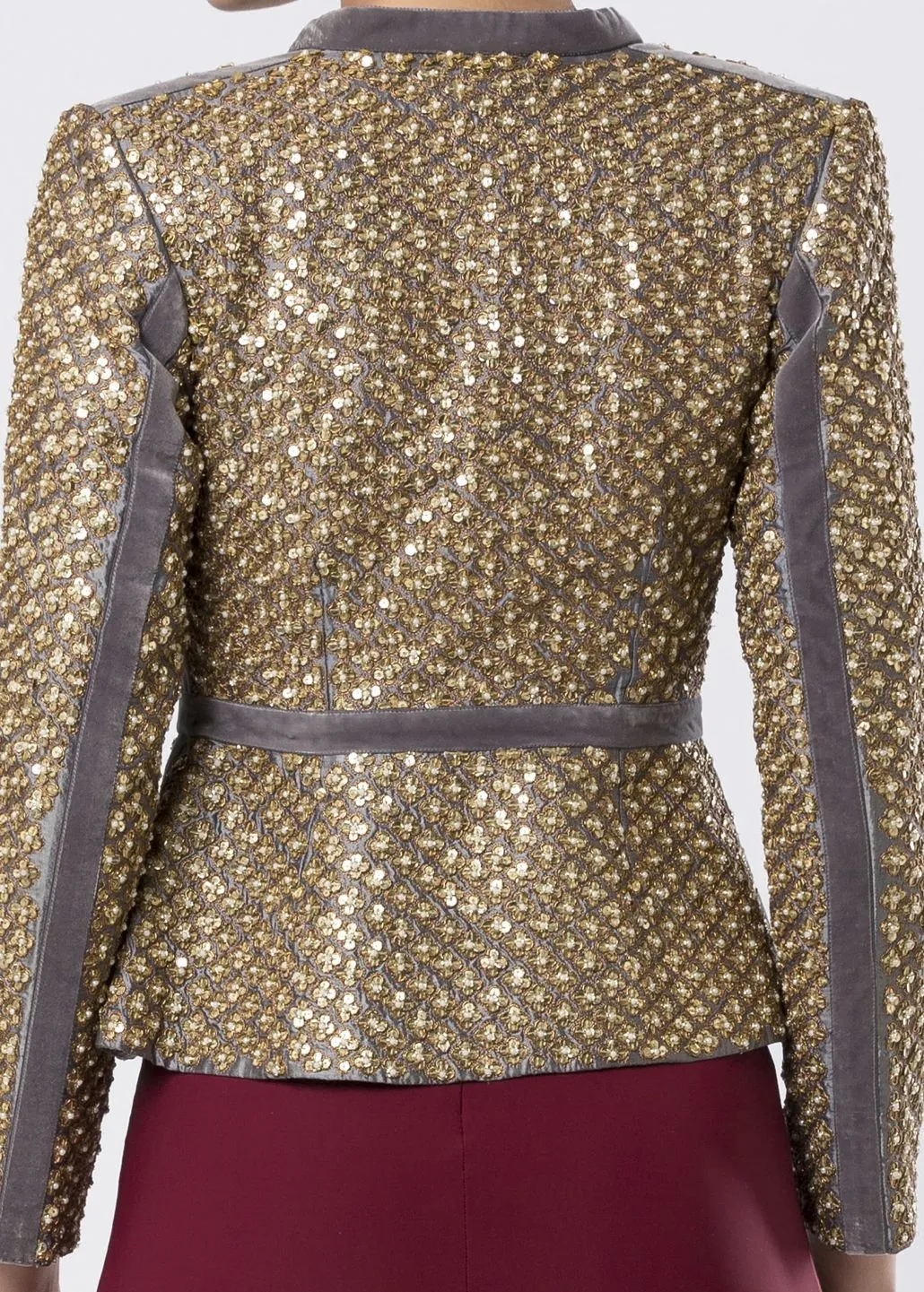 GOLD SEQUINED JACKET