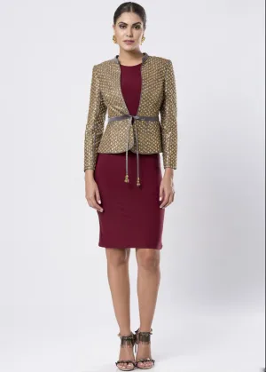 GOLD SEQUINED JACKET