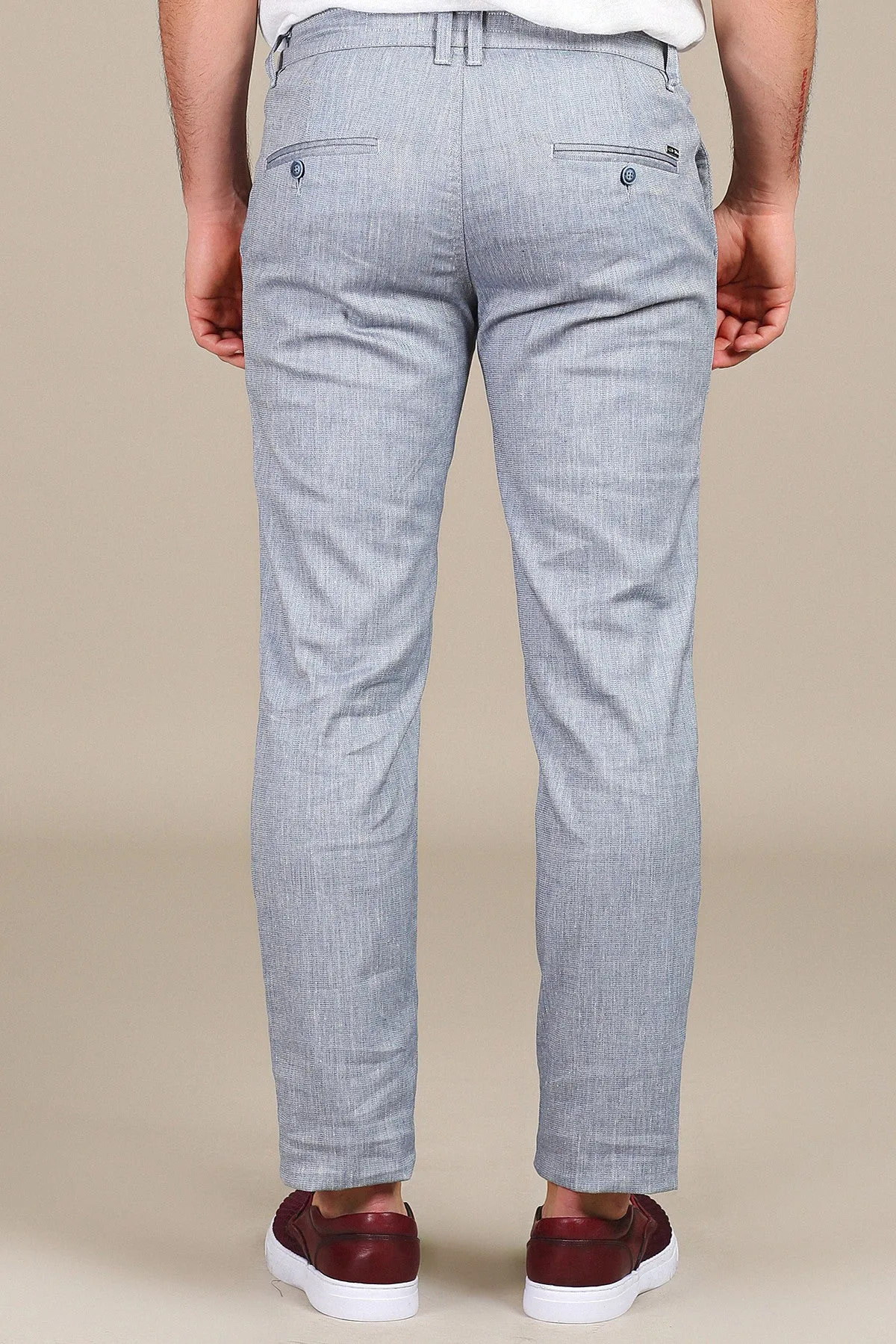 Light Blue Stretch Pants