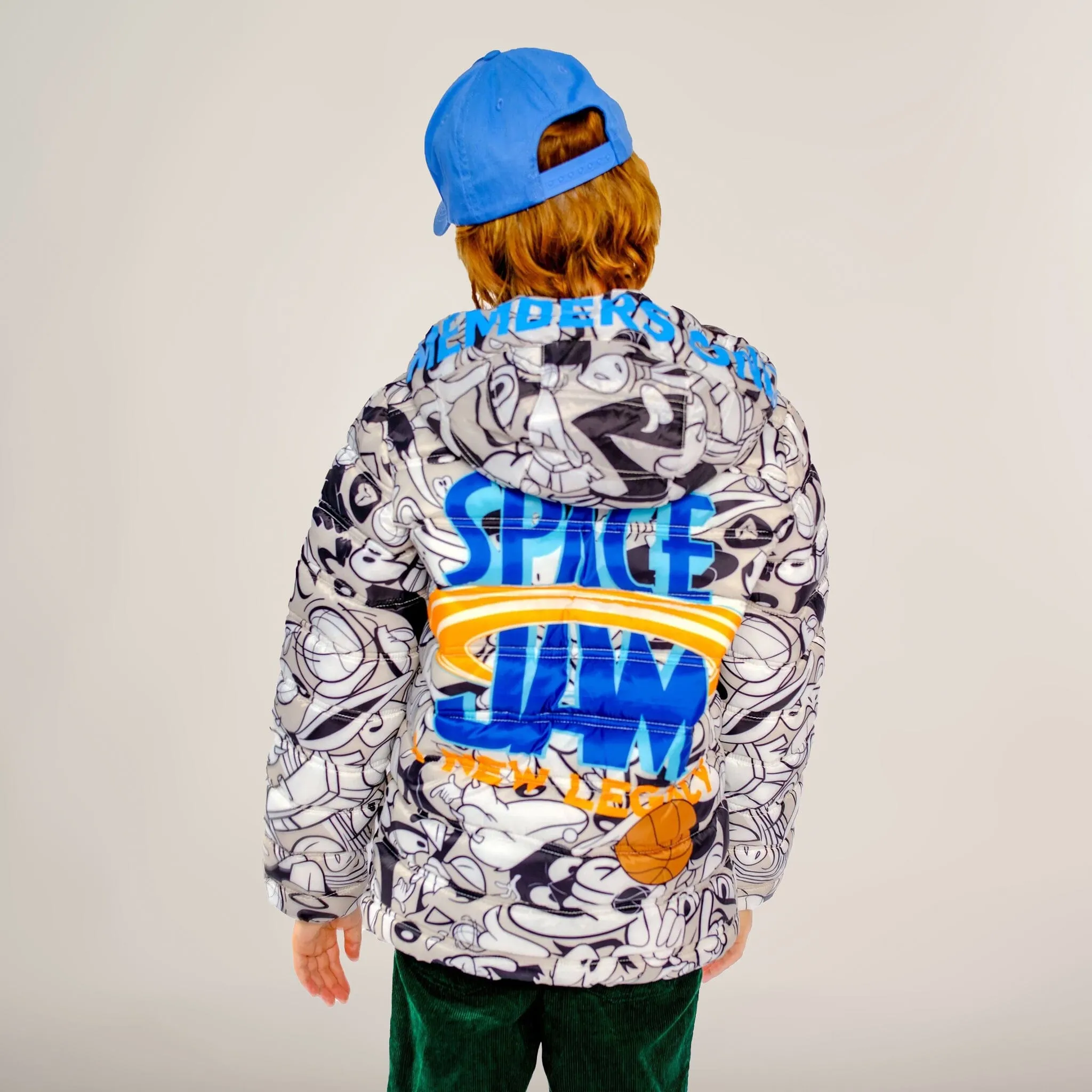 Members Only Boy's Packable Tune Squad Midweight Jacket