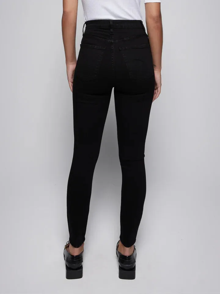 NOBODY DENIM - Siren Skinny Ankle Power Black