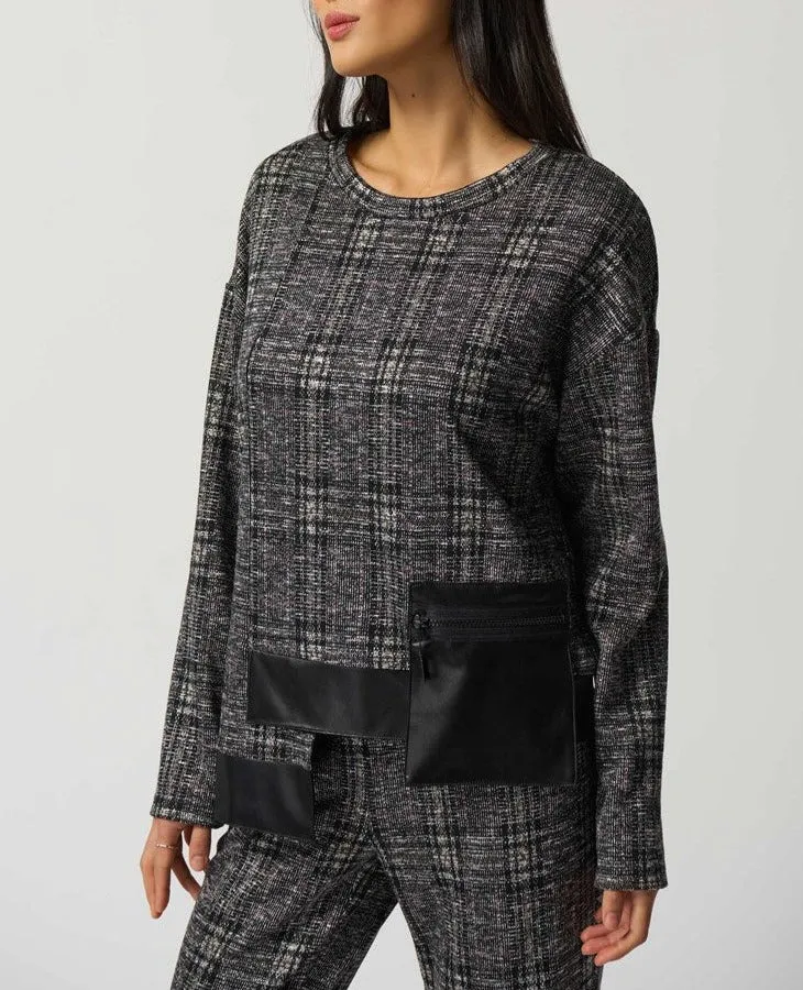 Plaid Long Sleeve Top