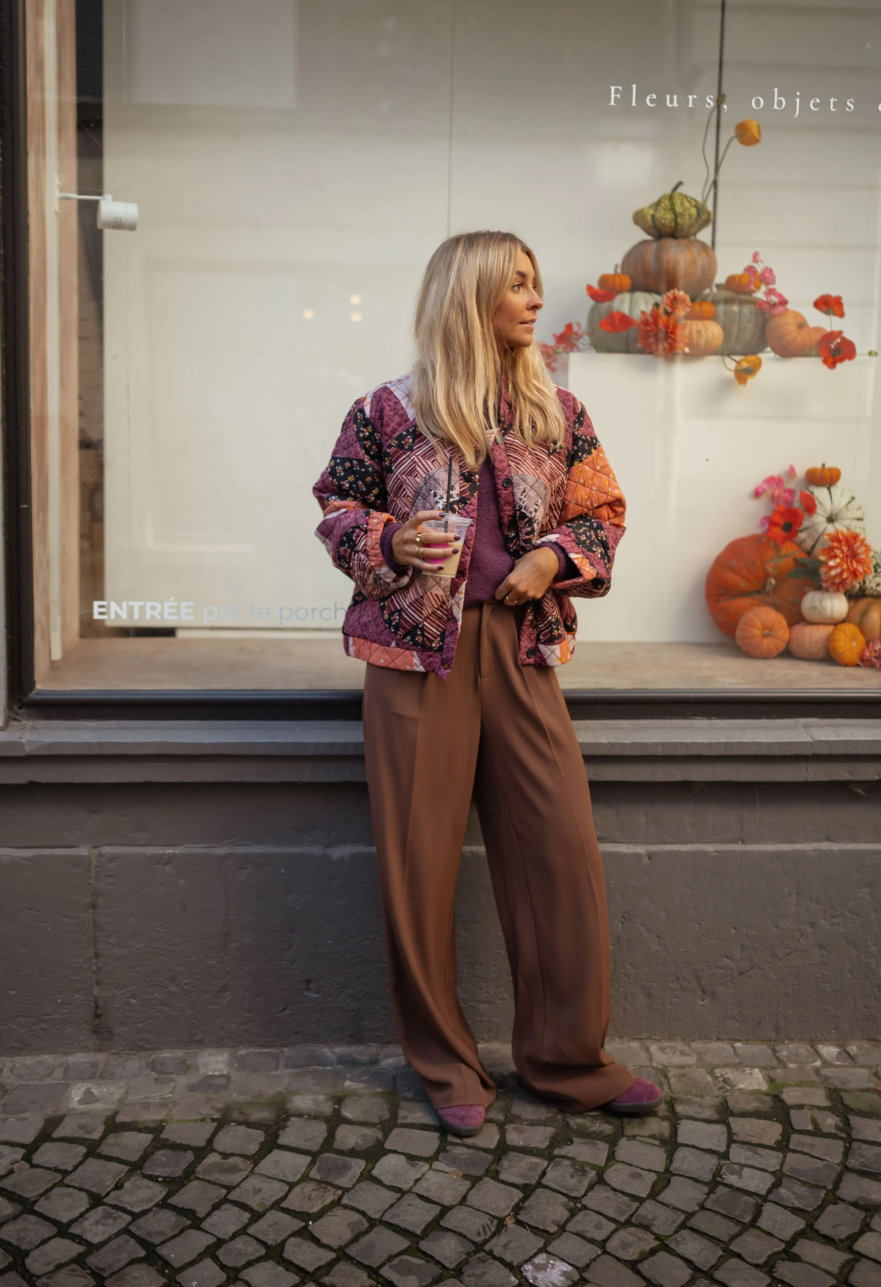 Purple and Orange Elony Jacket