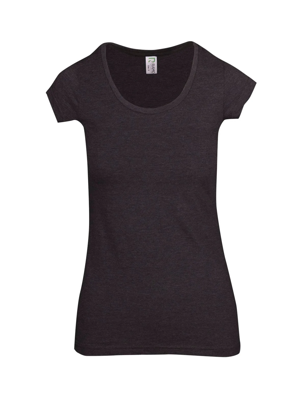 Ramo Ladies Marl Scoop Neck T-shirt (T938LD)