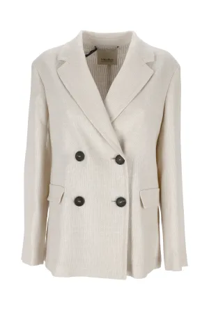 'S Max Mara Double-Breasted Tailored Blazer