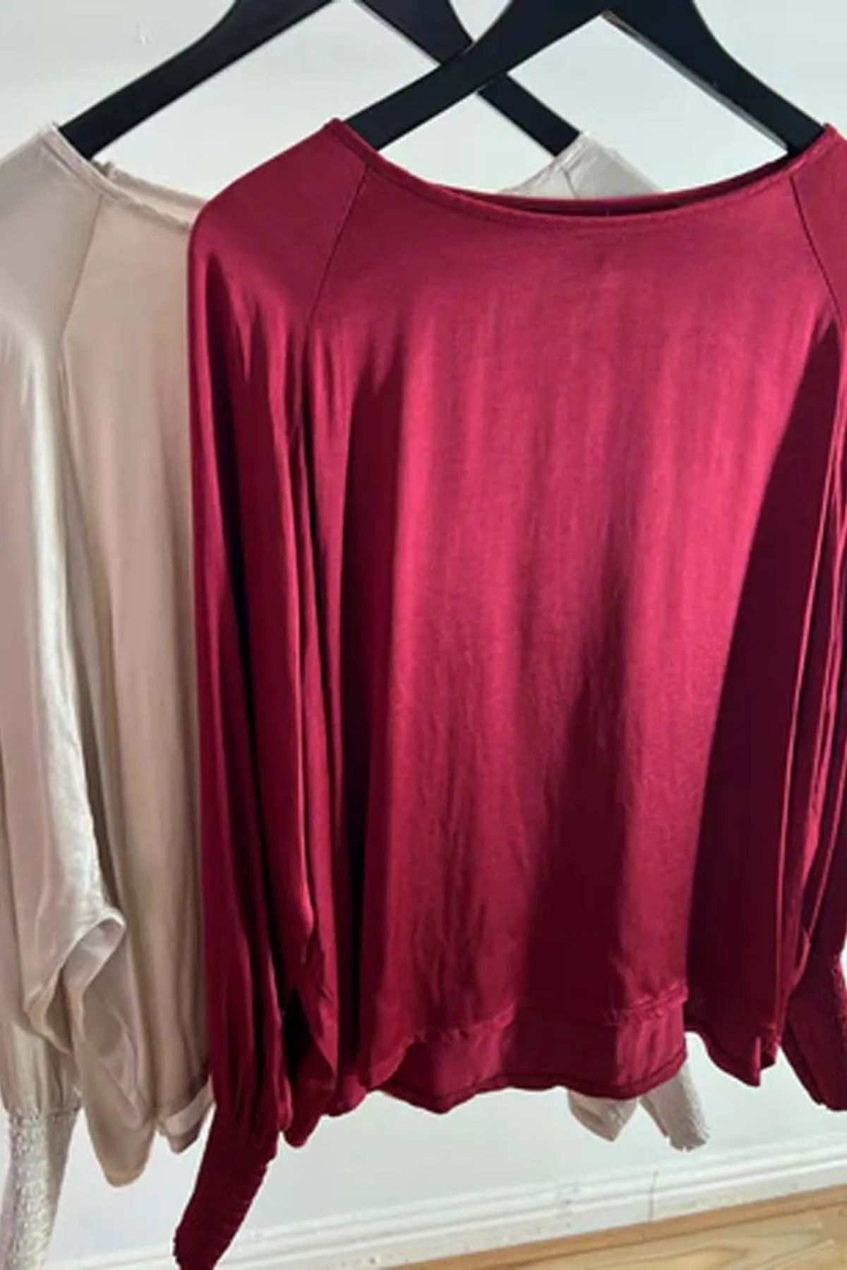 Silk Long Sleeved Top