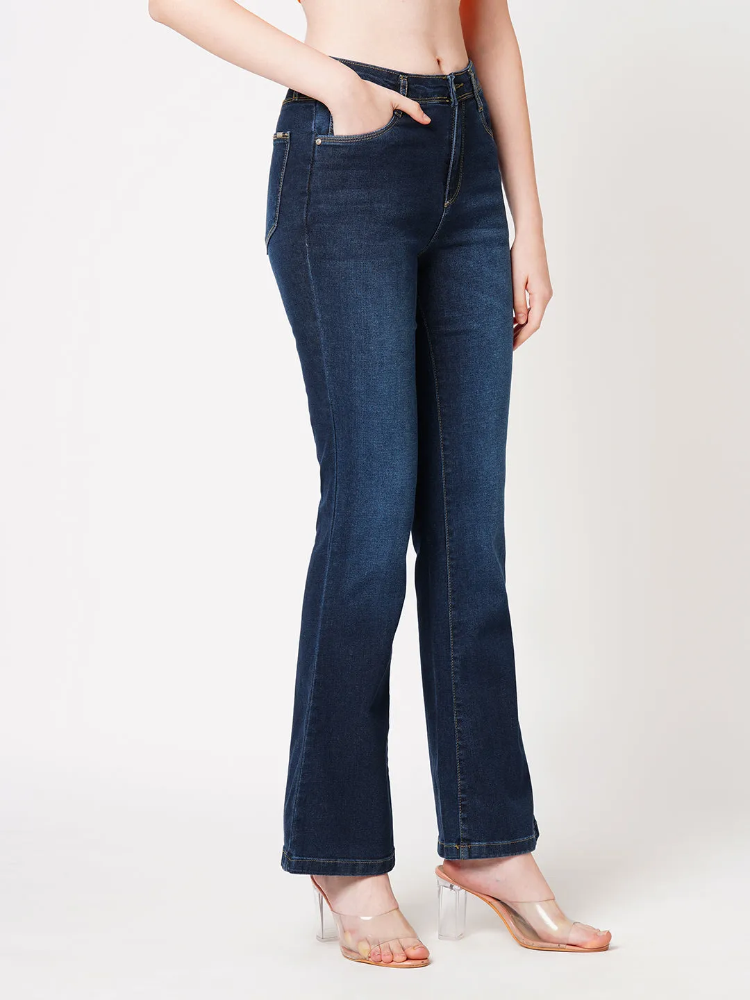 Women High-Rise Flare Jeans