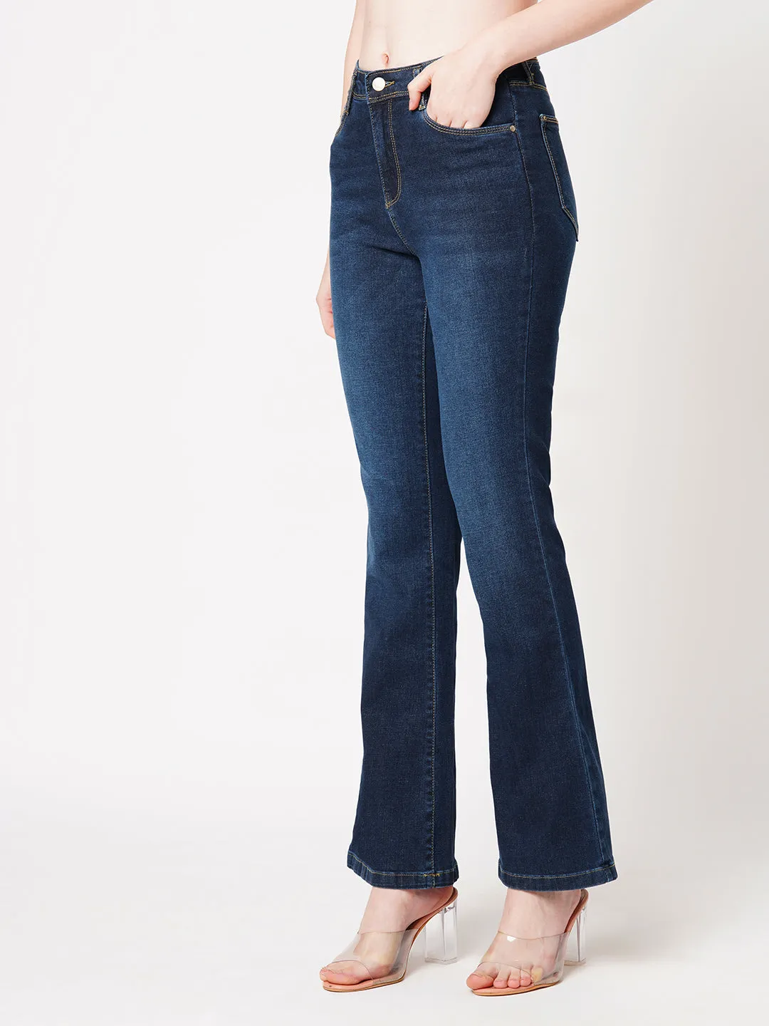 Women High-Rise Flare Jeans