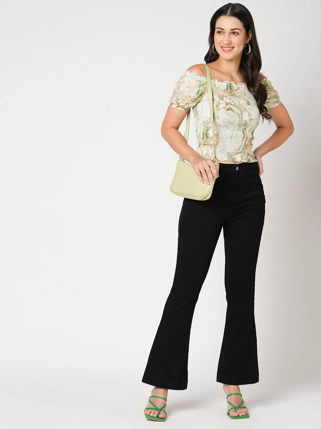 Women High-Rise Flare Jeans