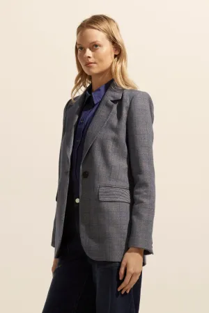 ZOE KRATZMANN | Scout Jacket Sapphire Check